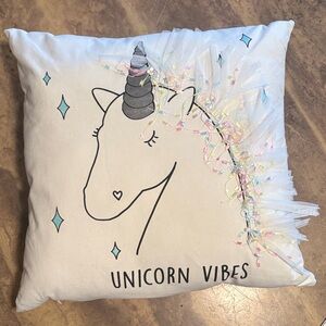 NEW Unicorn Vibes Decorative Pillow